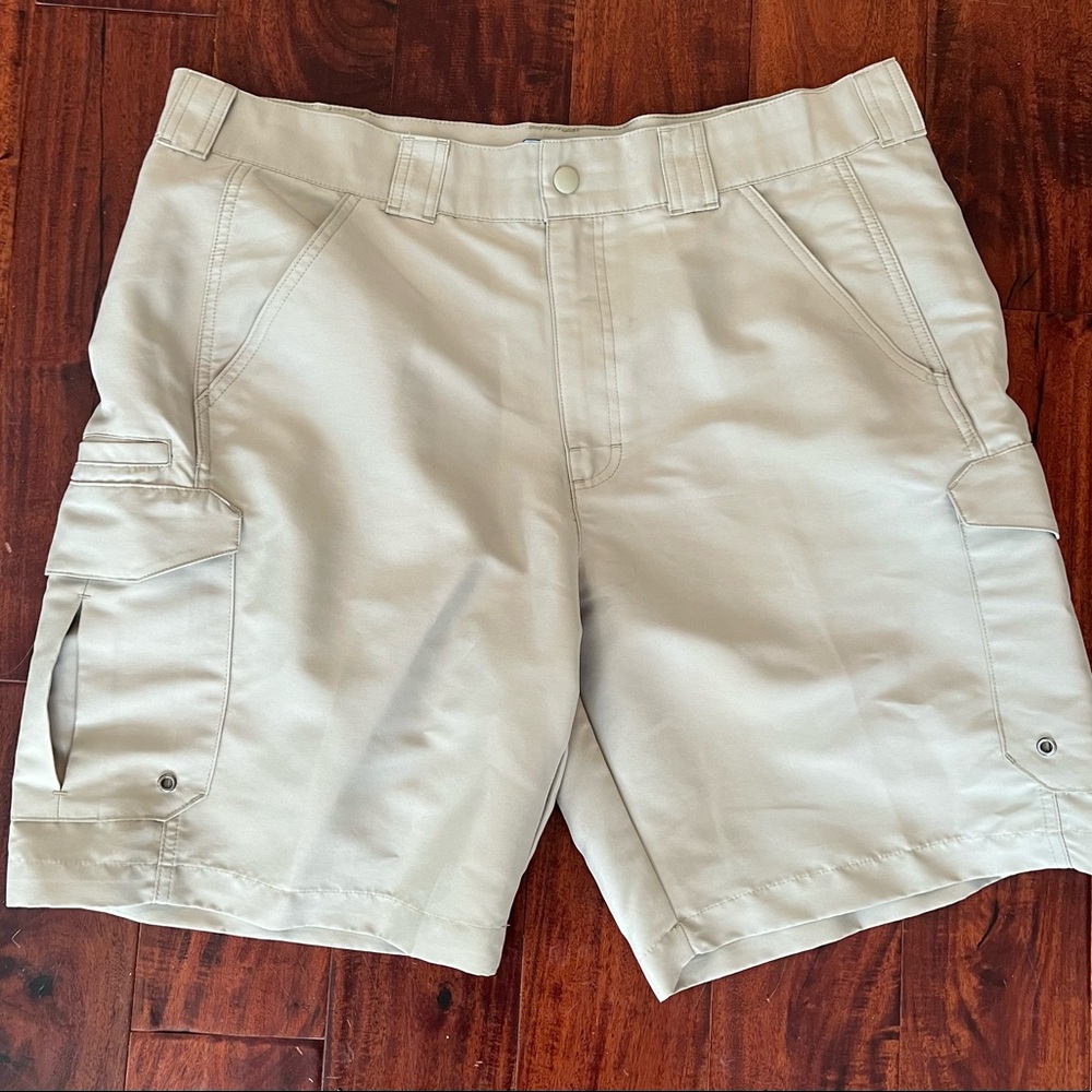 Mens World Wide Shorts Sportsmans Regular Size 40 Green EUC